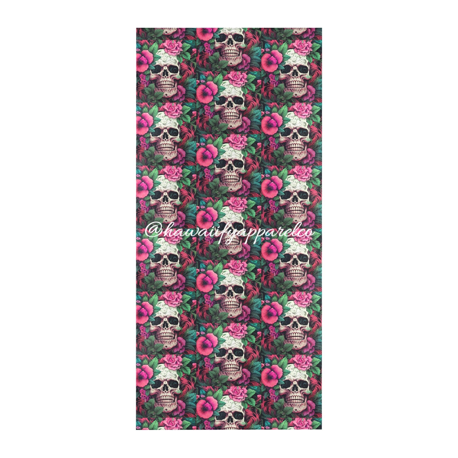 Dia de los Muertos Rosé Beach Towel