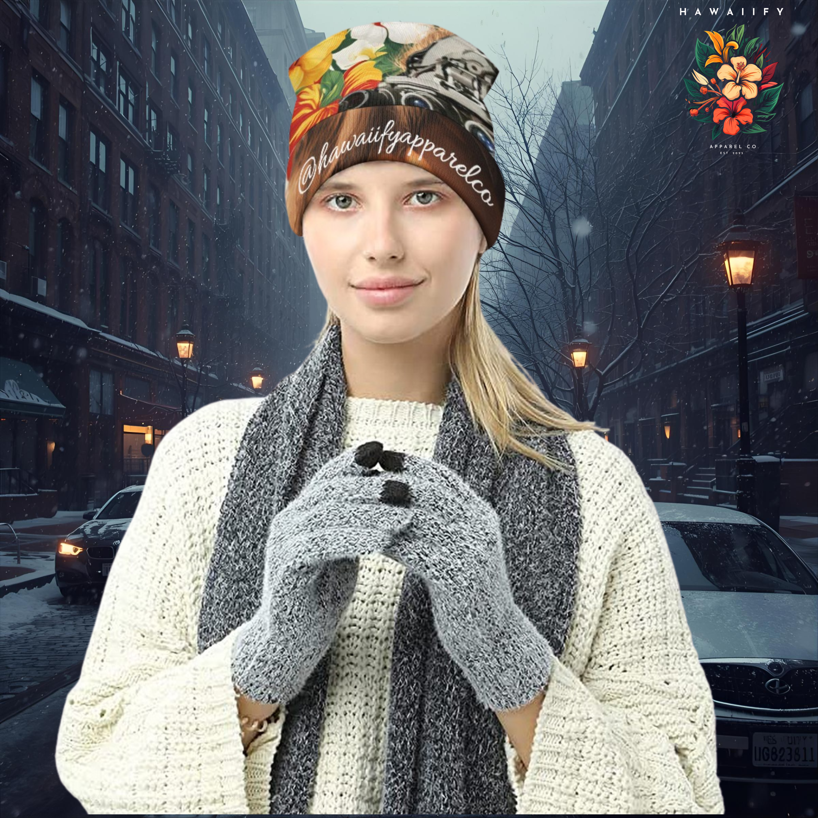 Megan Fox Quad Nods Beanie