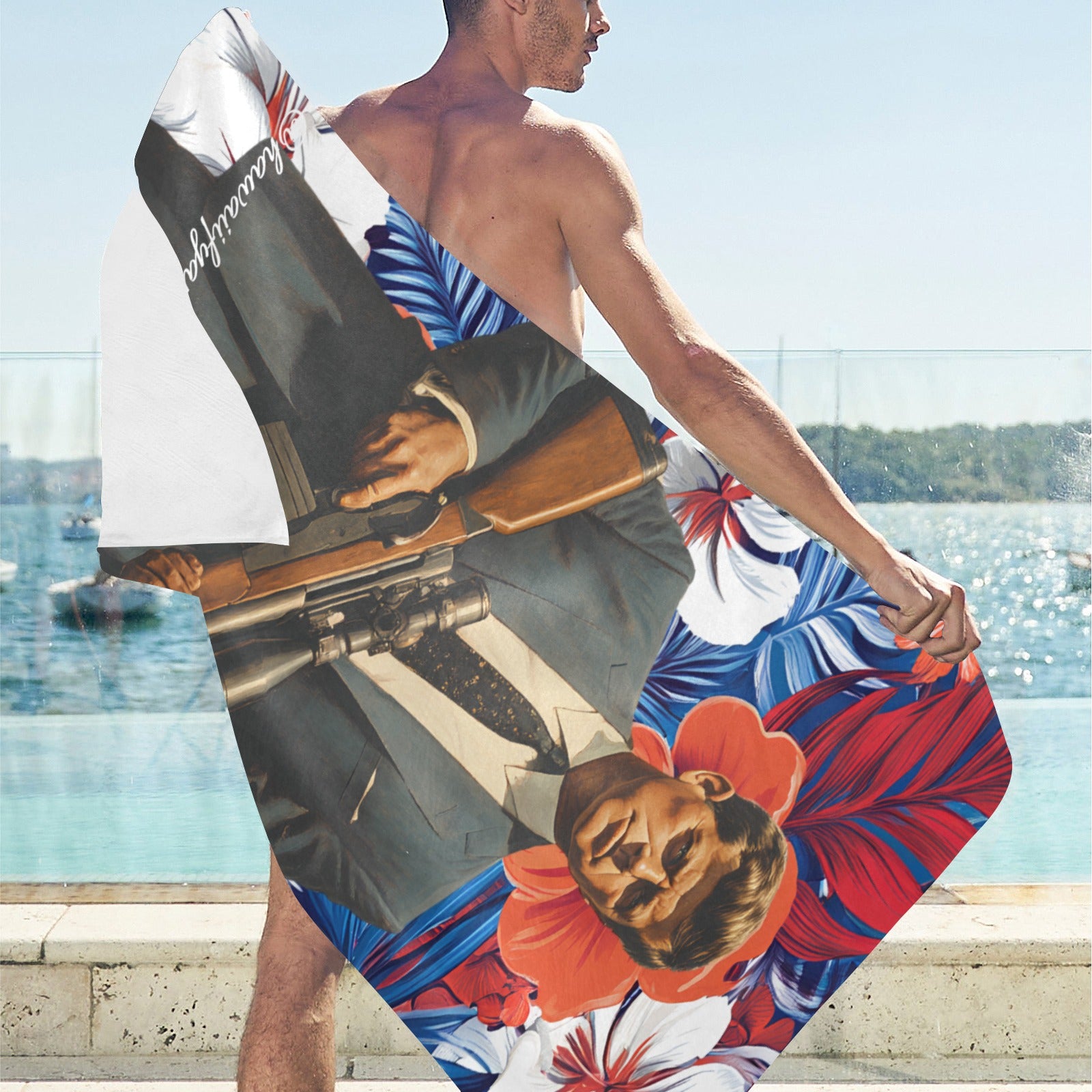 JFK USA Beach Towel Suede 30"x 60"