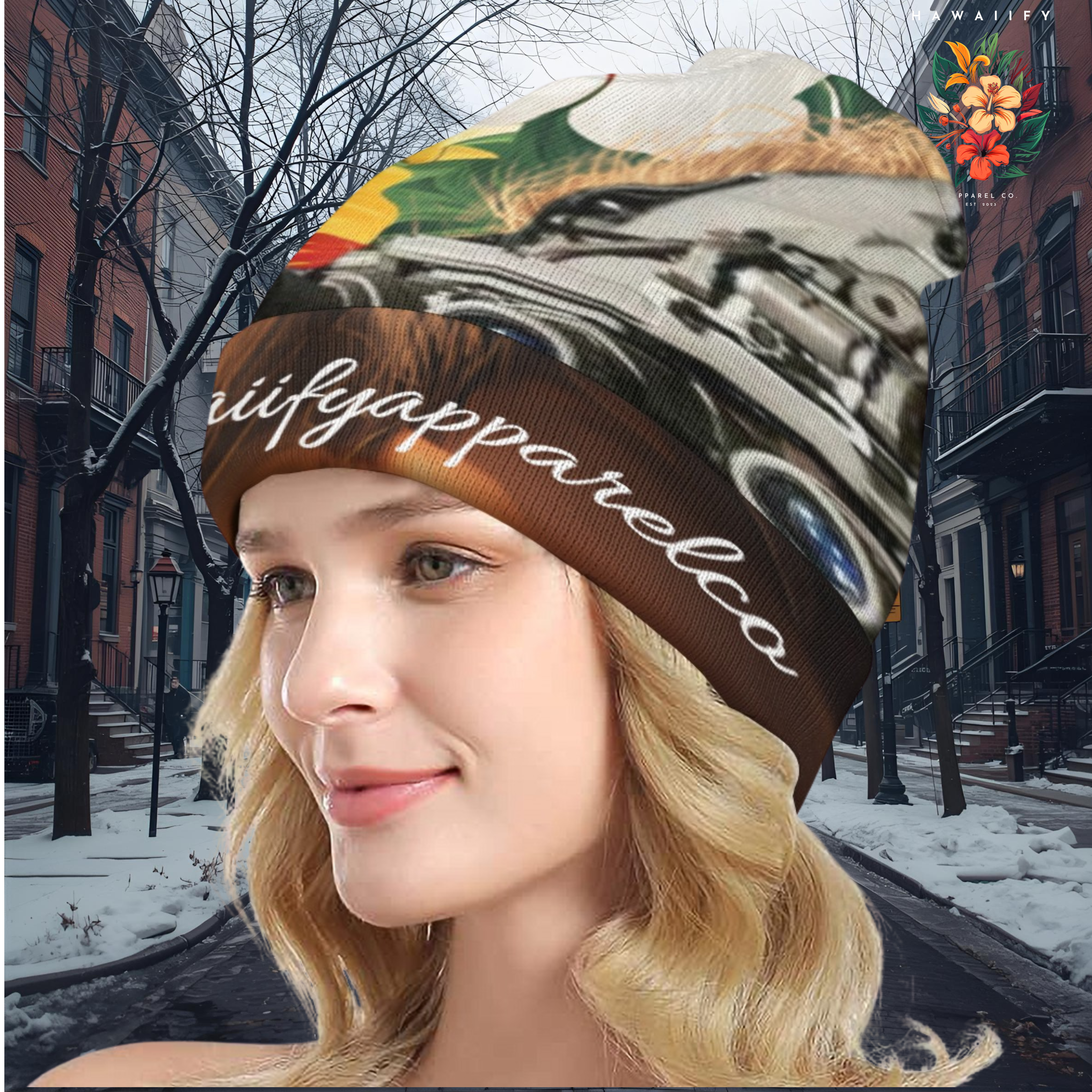 Megan Fox Quad Nods Beanie