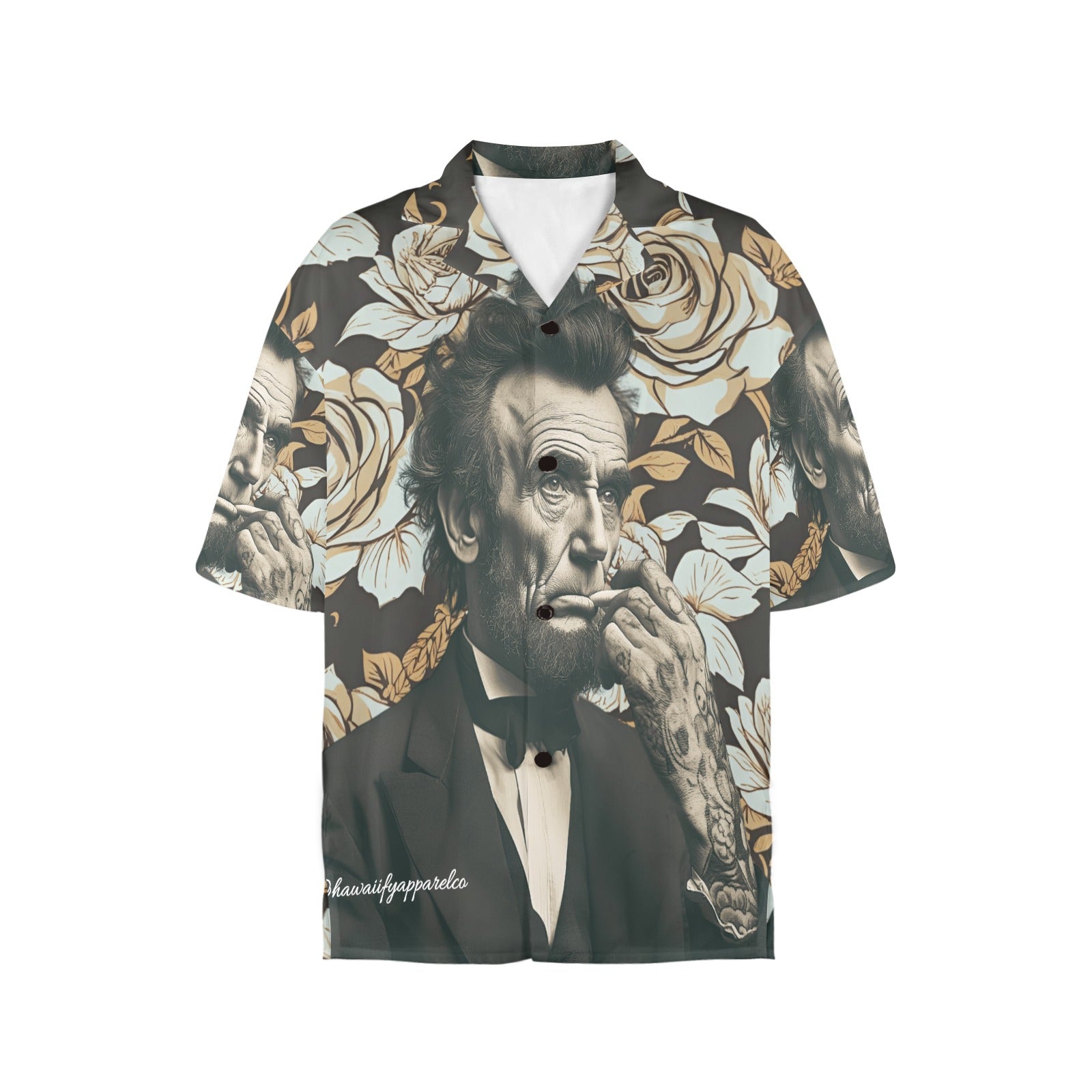 Abraham Lincoln Hand Tats Women's Hawaiian Shirt