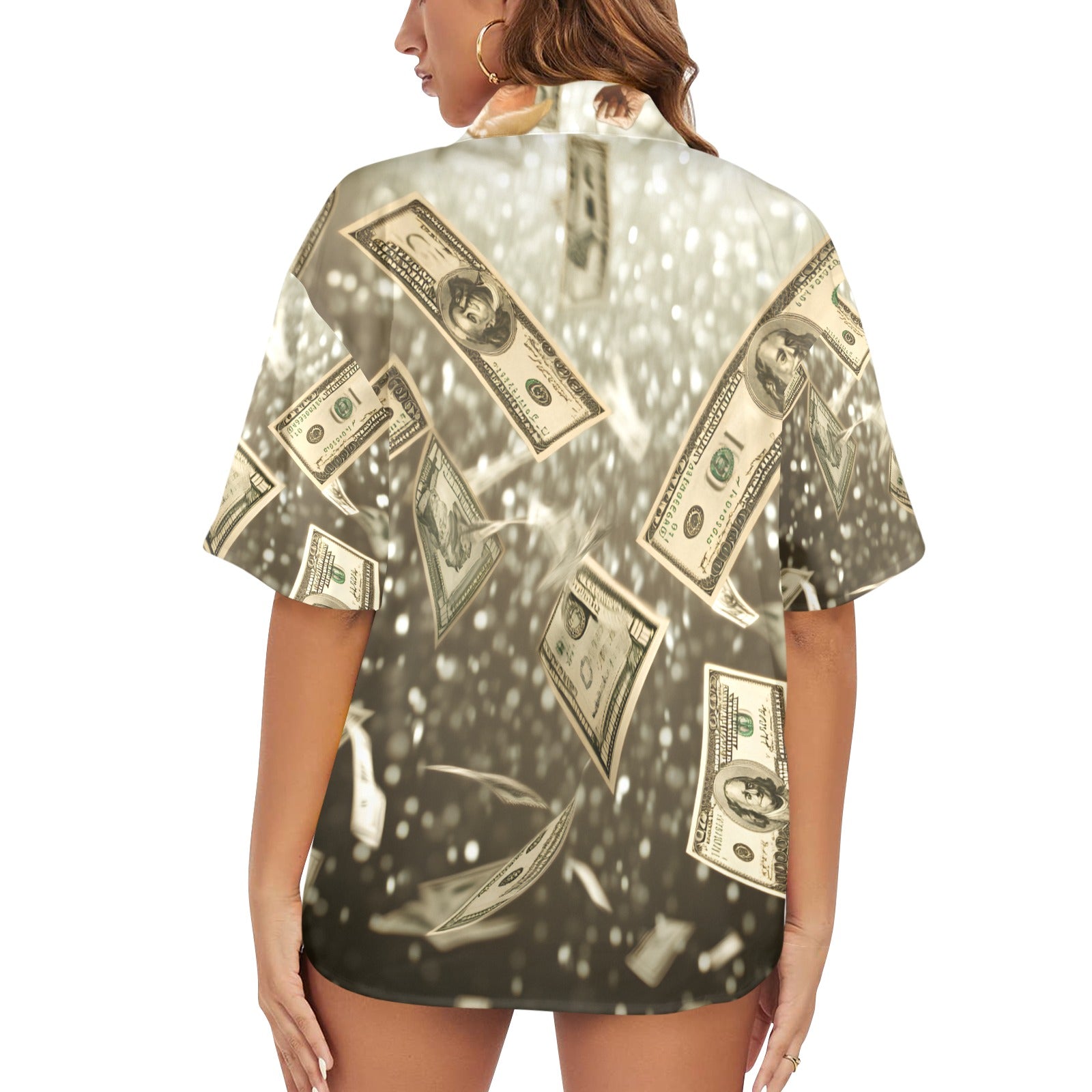 Donald Trump "Cash Flow" Women's Hawaiian Shirt