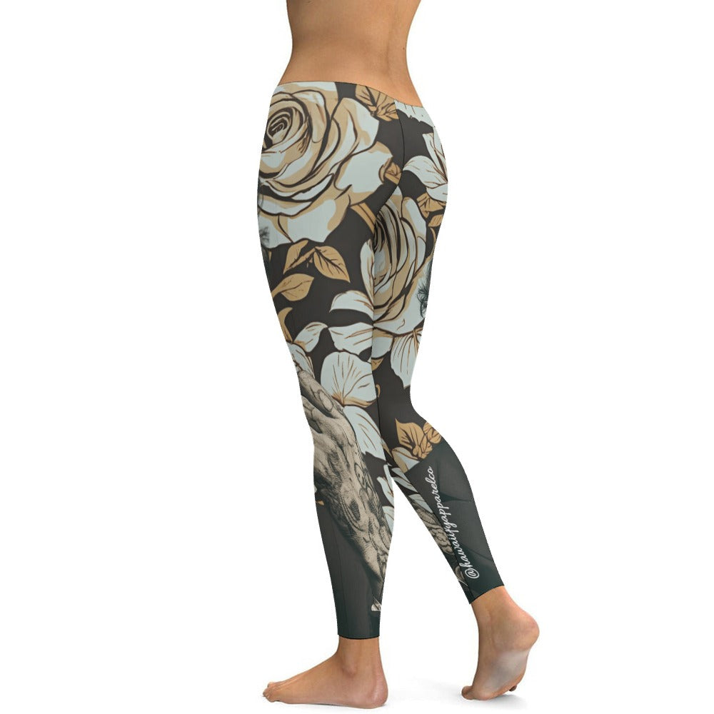 Abraham Lincoln Hand Tats Tight Yoga Pants