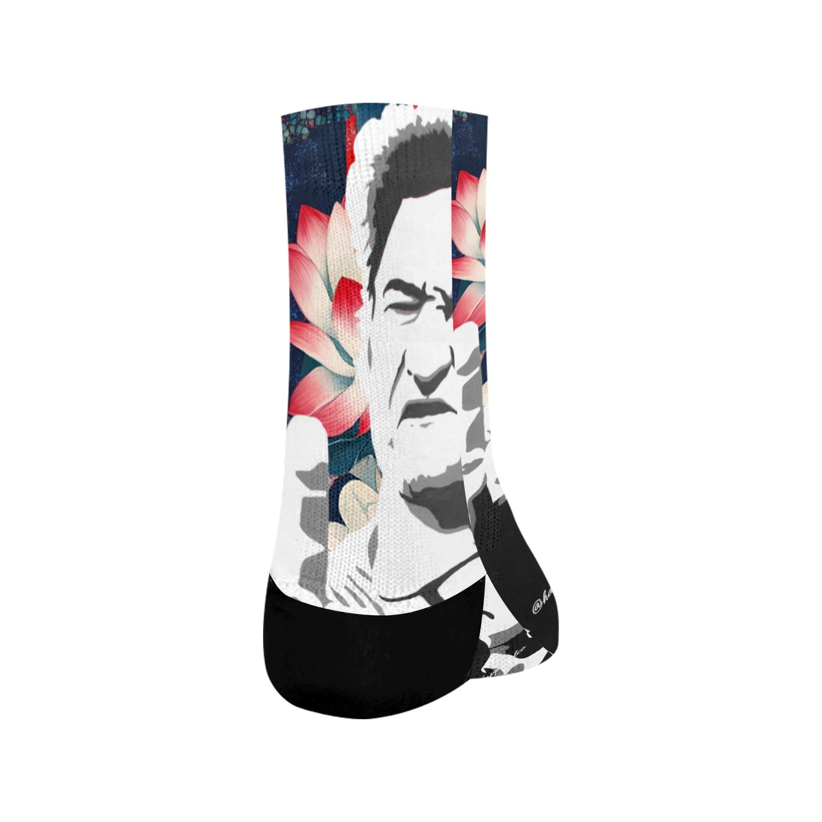 Johnny Cash USA Sublimated Socks