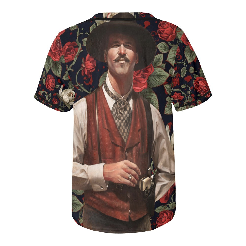 “I’m Your Huckleberry” – Doc Holliday Tombstone Men’s Baseball Jersey | Hawaiify Apparel Co.