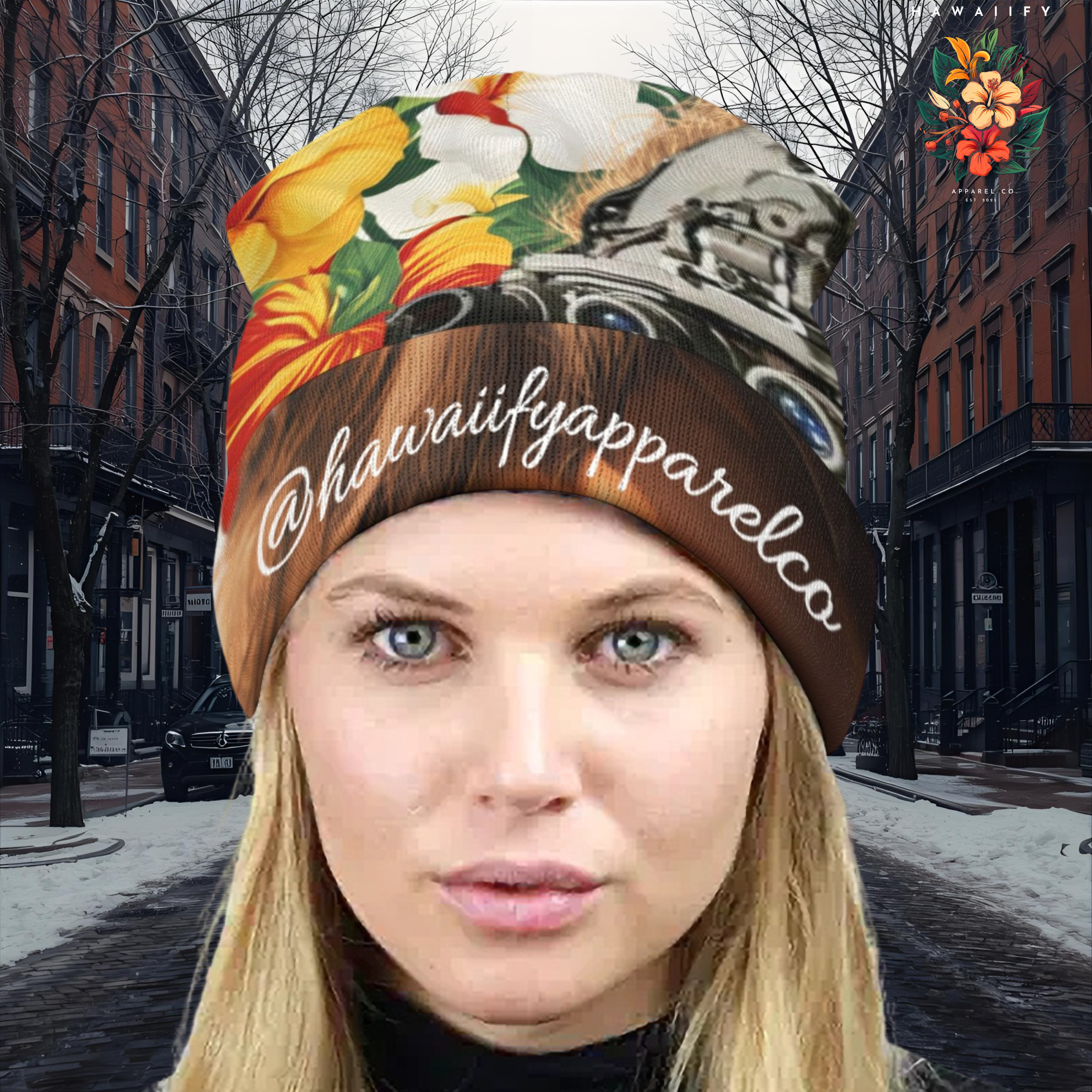 Megan Fox Quad Nods Beanie