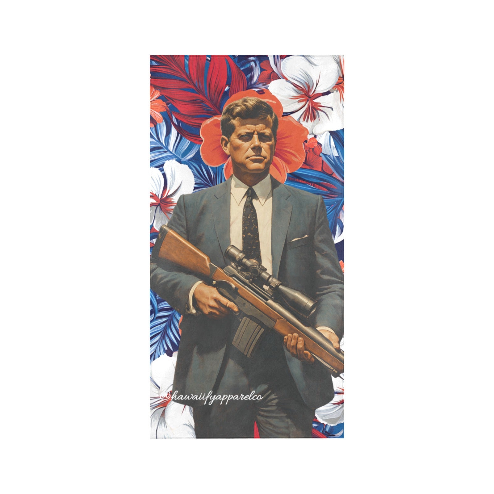 JFK USA Beach Towel Suede 30"x 60"