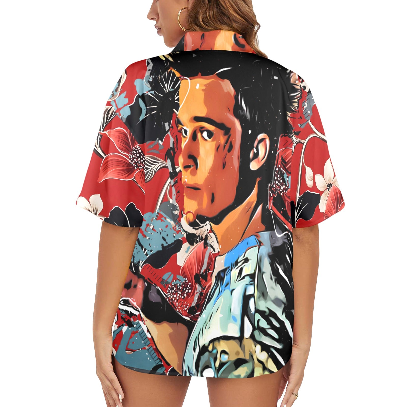 Tyler Durden Fight Club Women's Hawaiian Shirt