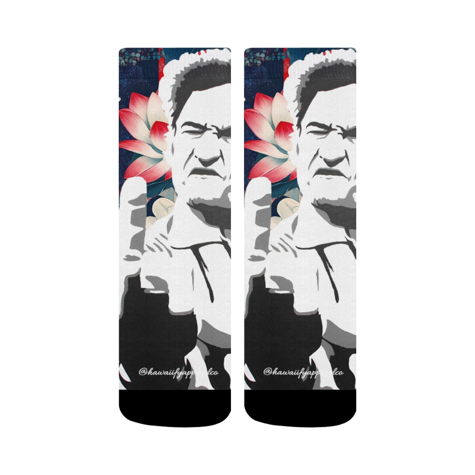 Johnny Cash USA Sublimated Socks