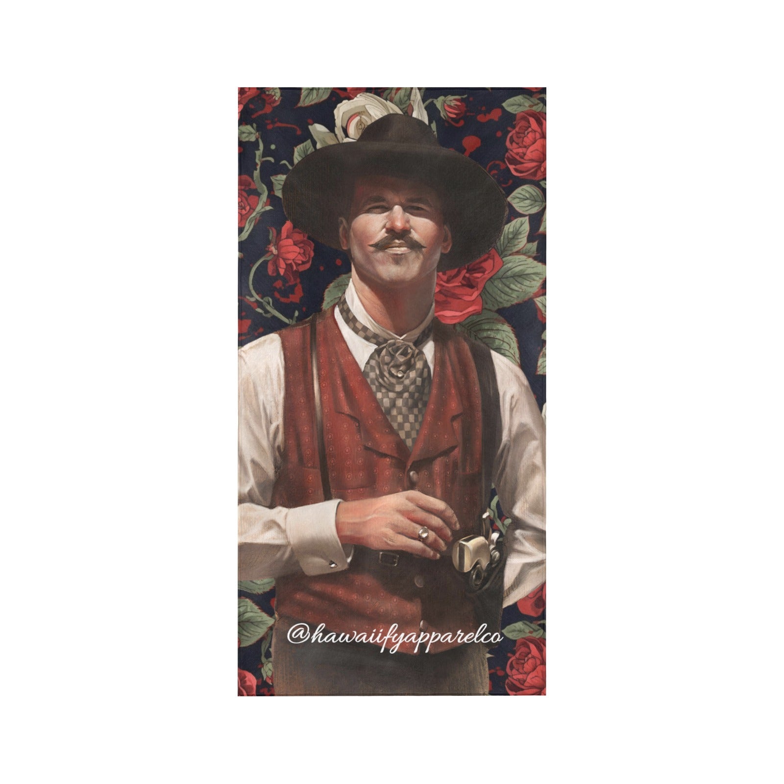 “I’m Your Huckleberry” – Doc Holliday Tombstone Beach Towel | Hawaiify Apparel Co.