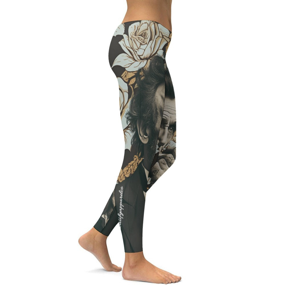 Abraham Lincoln Hand Tats Tight Yoga Pants