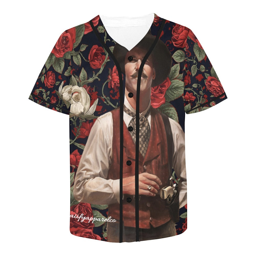 “I’m Your Huckleberry” – Doc Holliday Tombstone Men’s Baseball Jersey | Hawaiify Apparel Co.