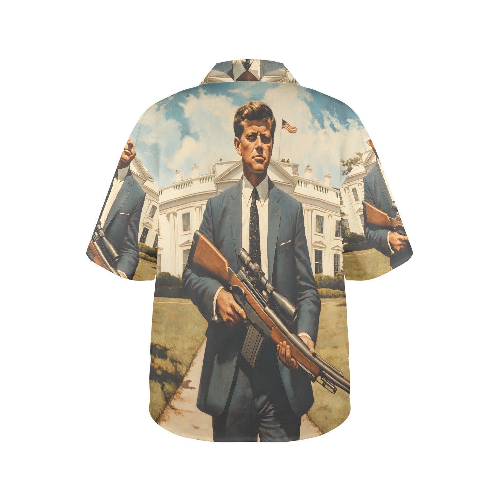 JFK Locked N' Loaded Women's Hawaiian Shirt