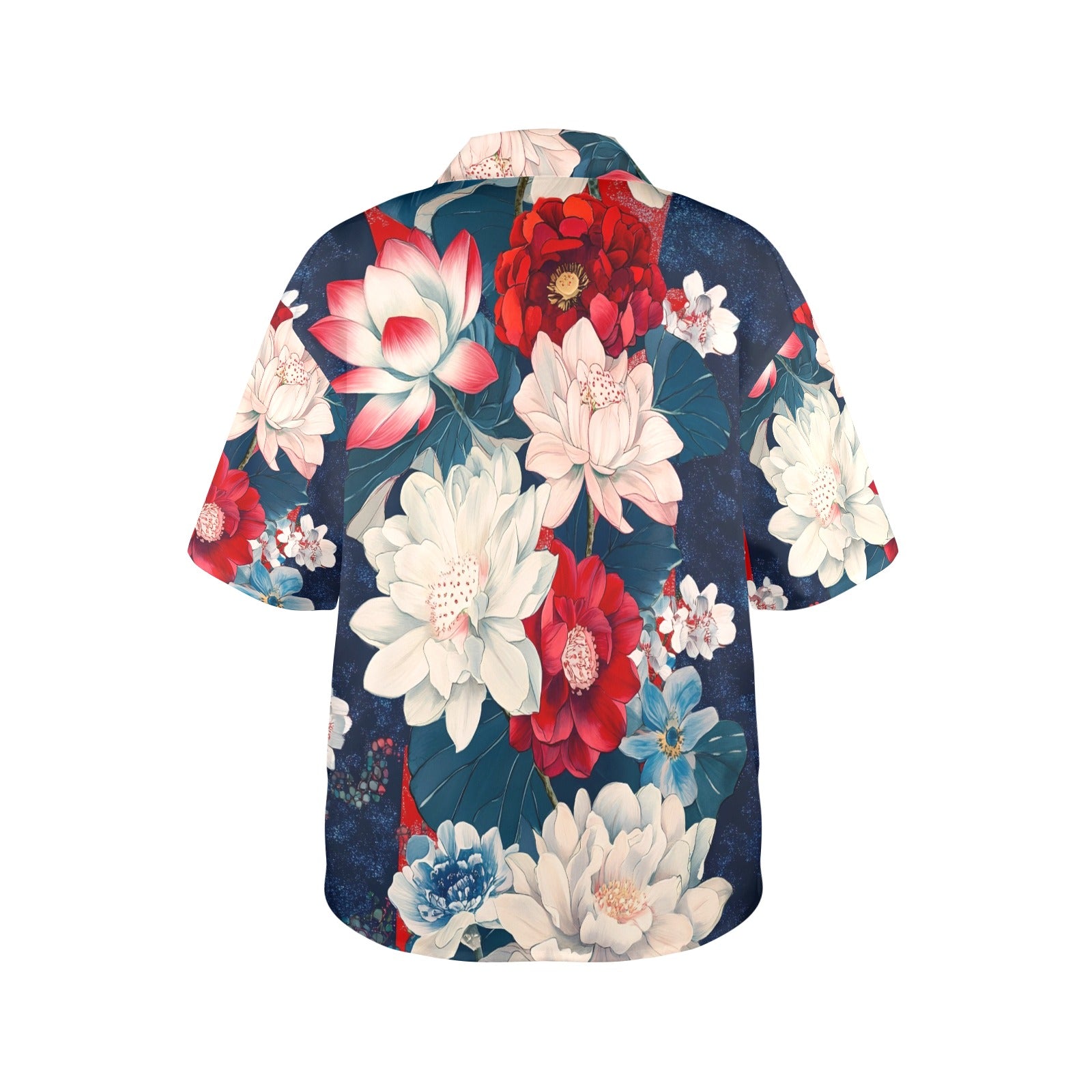 Johnny Cash USA Women's All Over Print Hawaiian Shirt