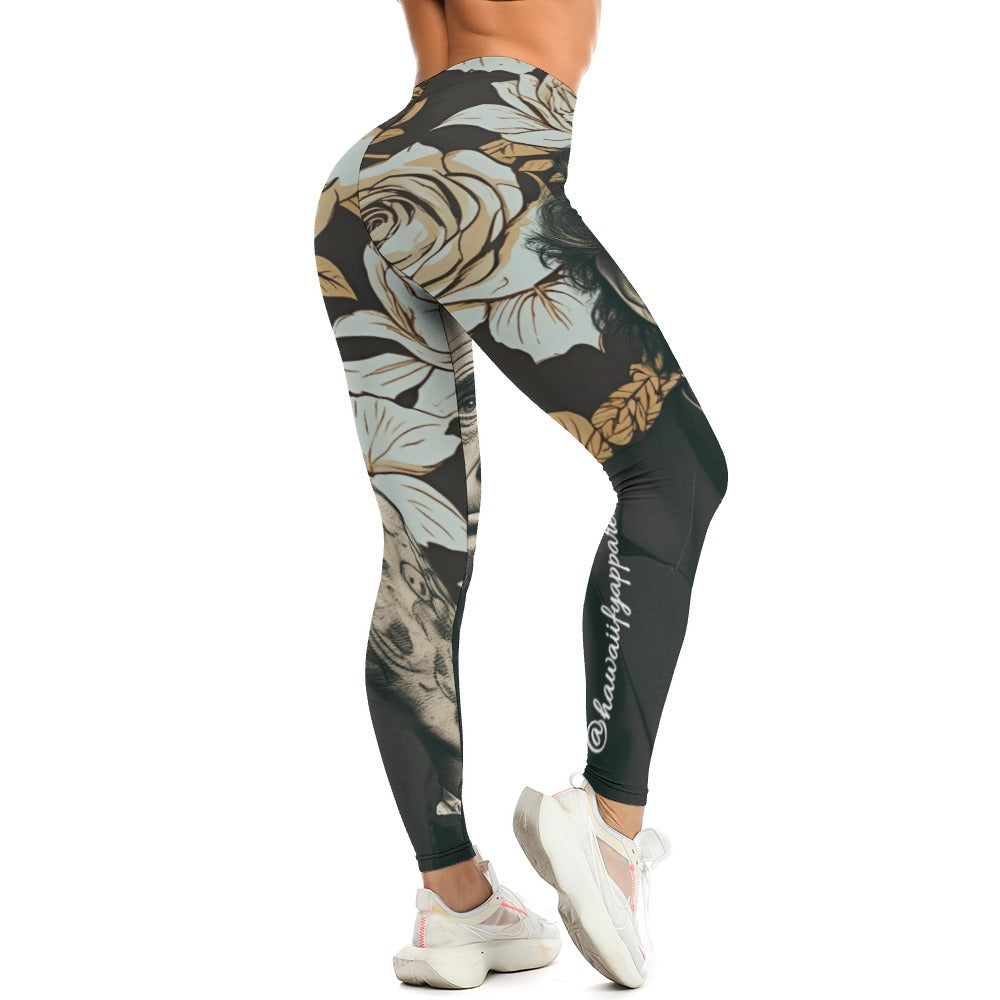 Abraham Lincoln Hand Tats Tight Yoga Pants