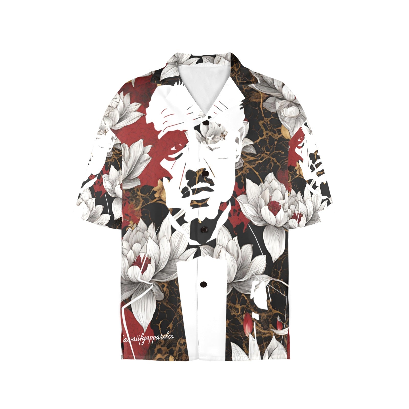 Godfather Bloodspatter Women's All Over Print Hawaiian Shirt Made in USA