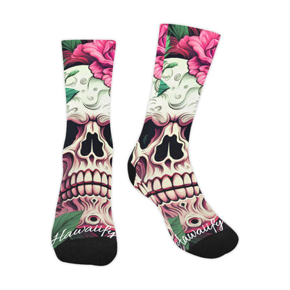 Rose Calavera Skull Unisex Socks