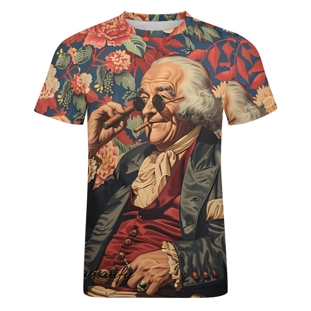 Benjamin Frankling Freedom Cigar Unisex T-shirt