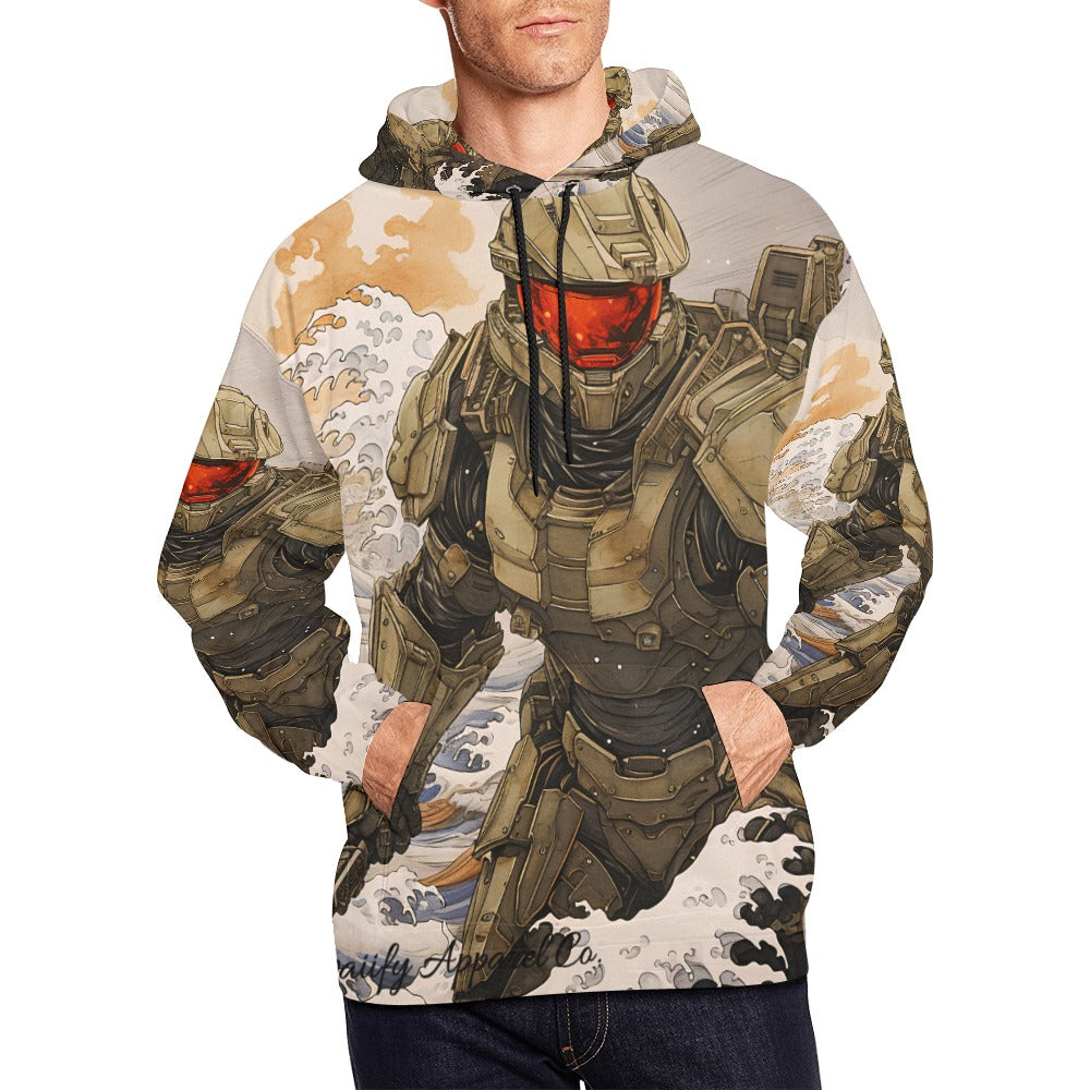 Master Chief Kona Wave Men's All Over Print Hoodie