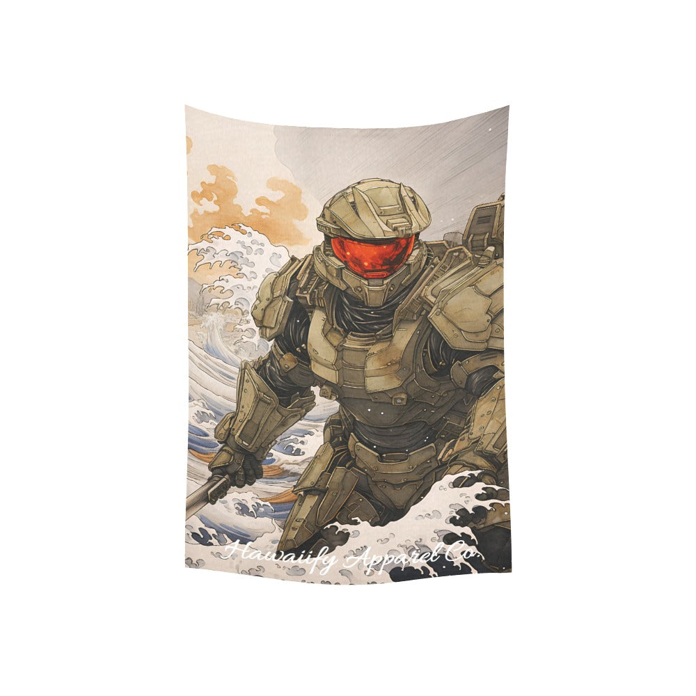 Master Chief x Big Kona Wave Wall Tapestry 40"x 60"