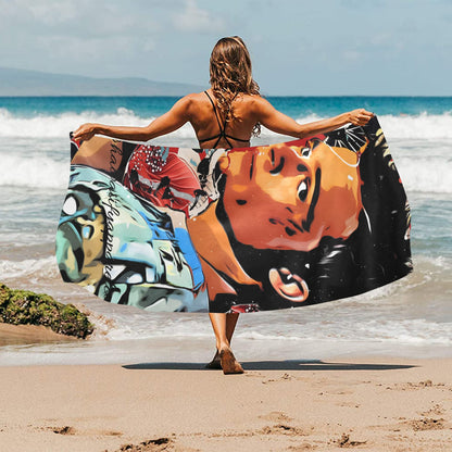 Tyler Durden Fight Club Beach Towel Suede  31.5"x 71"