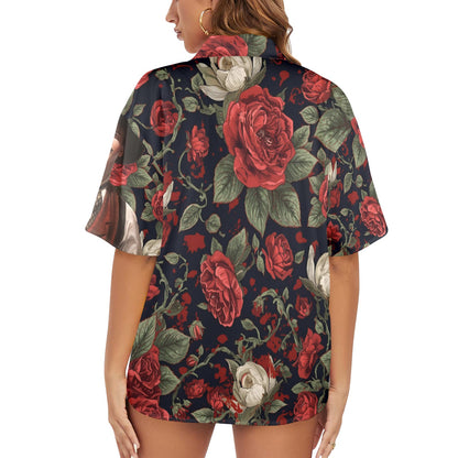 “I’m Your Huckleberry” – Doc Holliday Tombstone Women’s Hawaiian Shirt | Hawaiify Apparel Co.