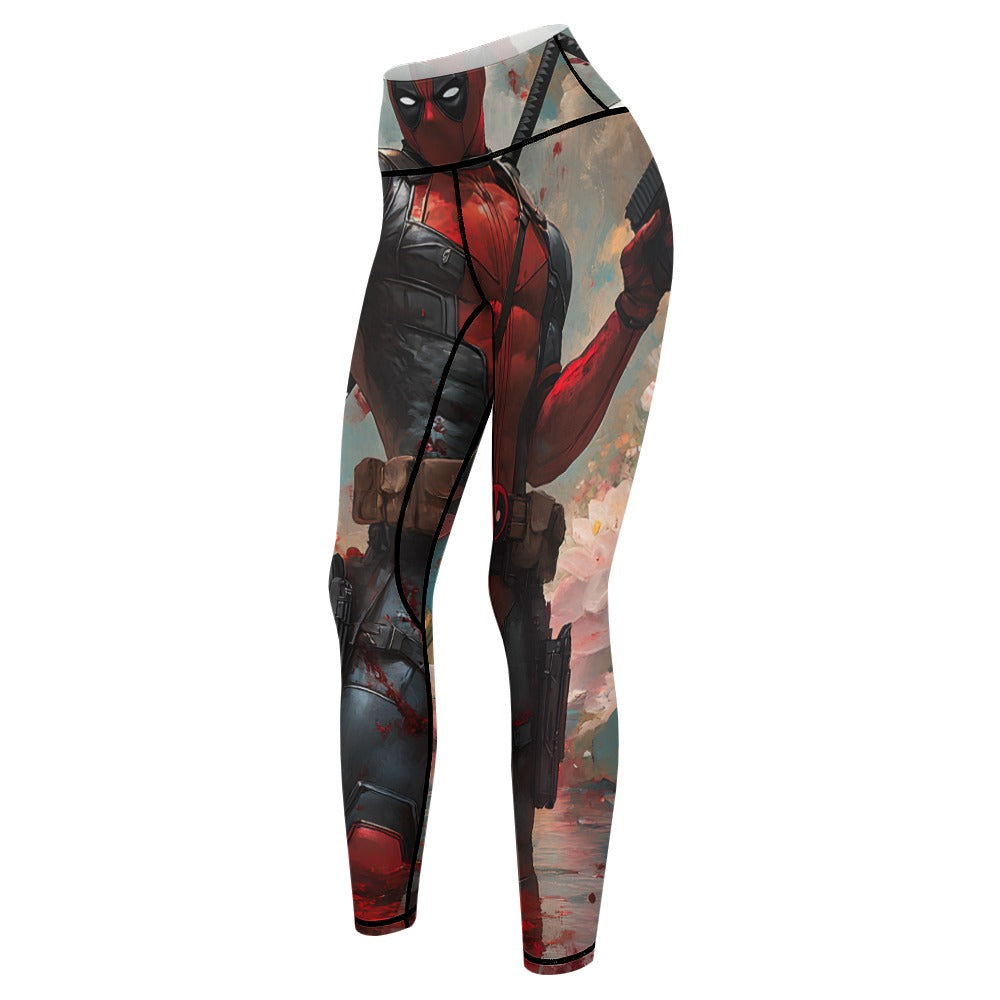 Women's Deadpool Dead Lotus Comfort Sports Yoga Pants