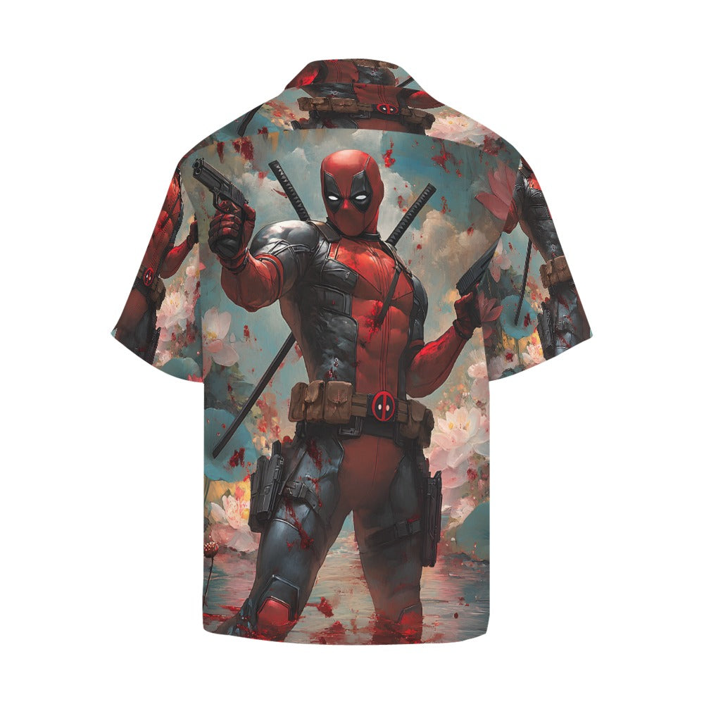 Deadpool & Dead Lotus Men's Hawaiian Shirt