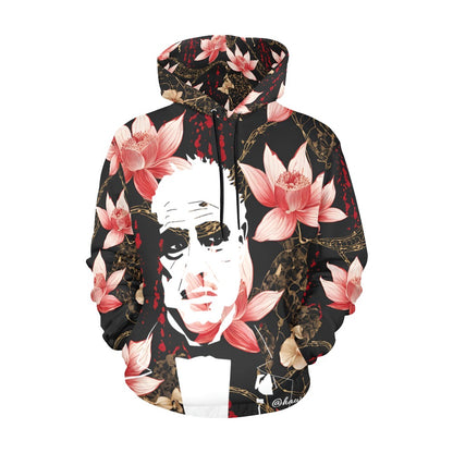 Godfather Bloodspatter Unisex All Over Print Hoodie