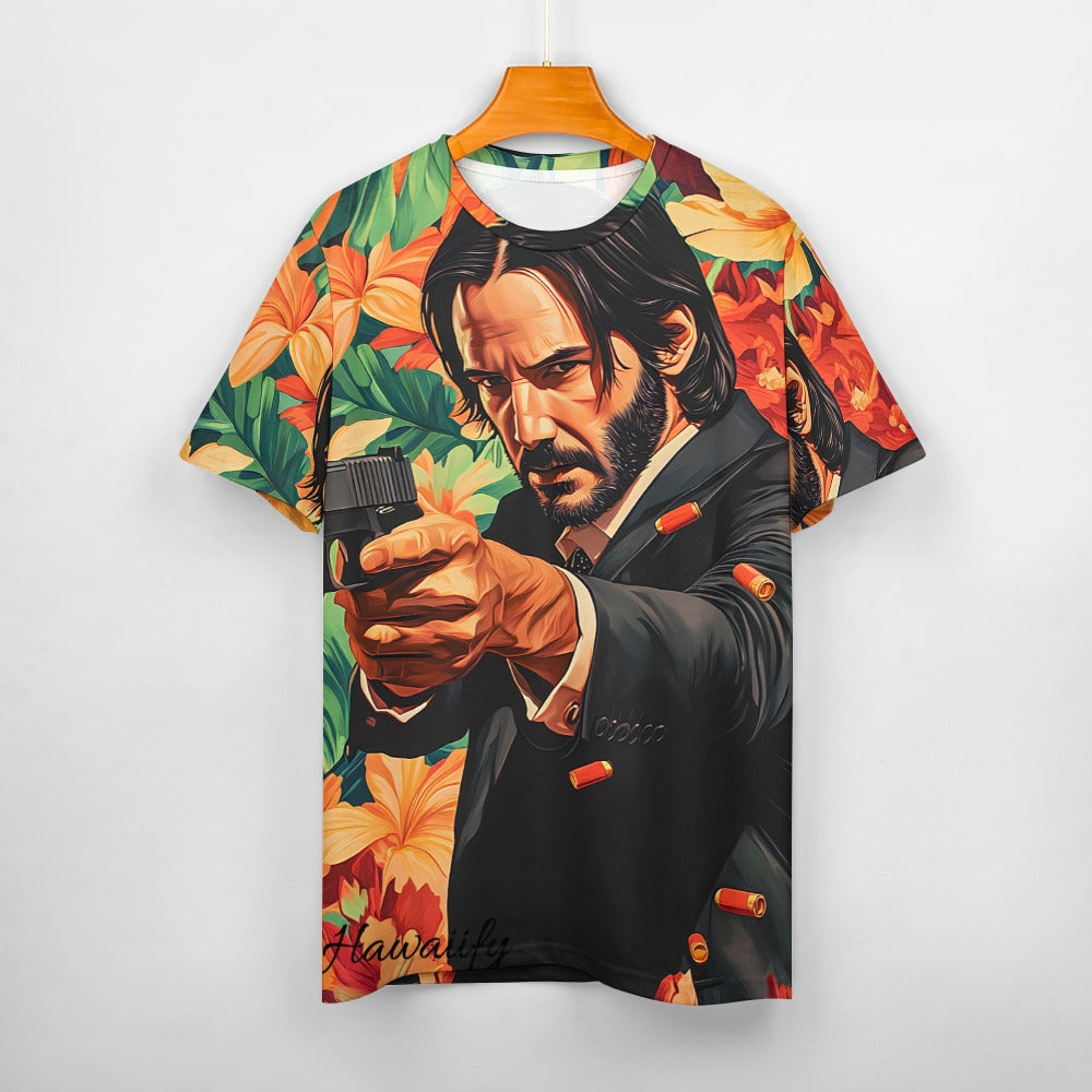 John Wick Floral Unisex T-Shirt