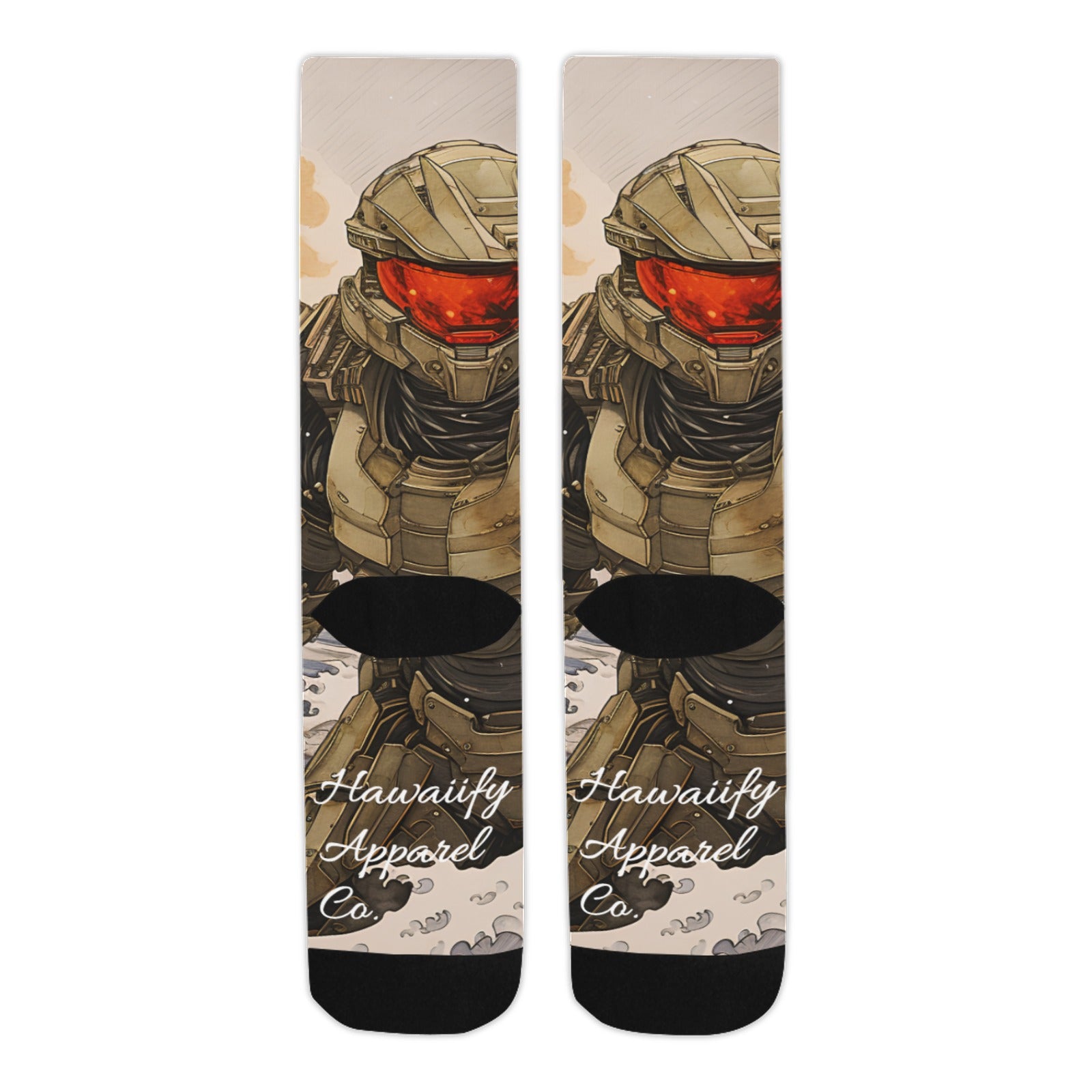 Master Chief Big Kona Wave Men's Custom Socks (Made In USA)