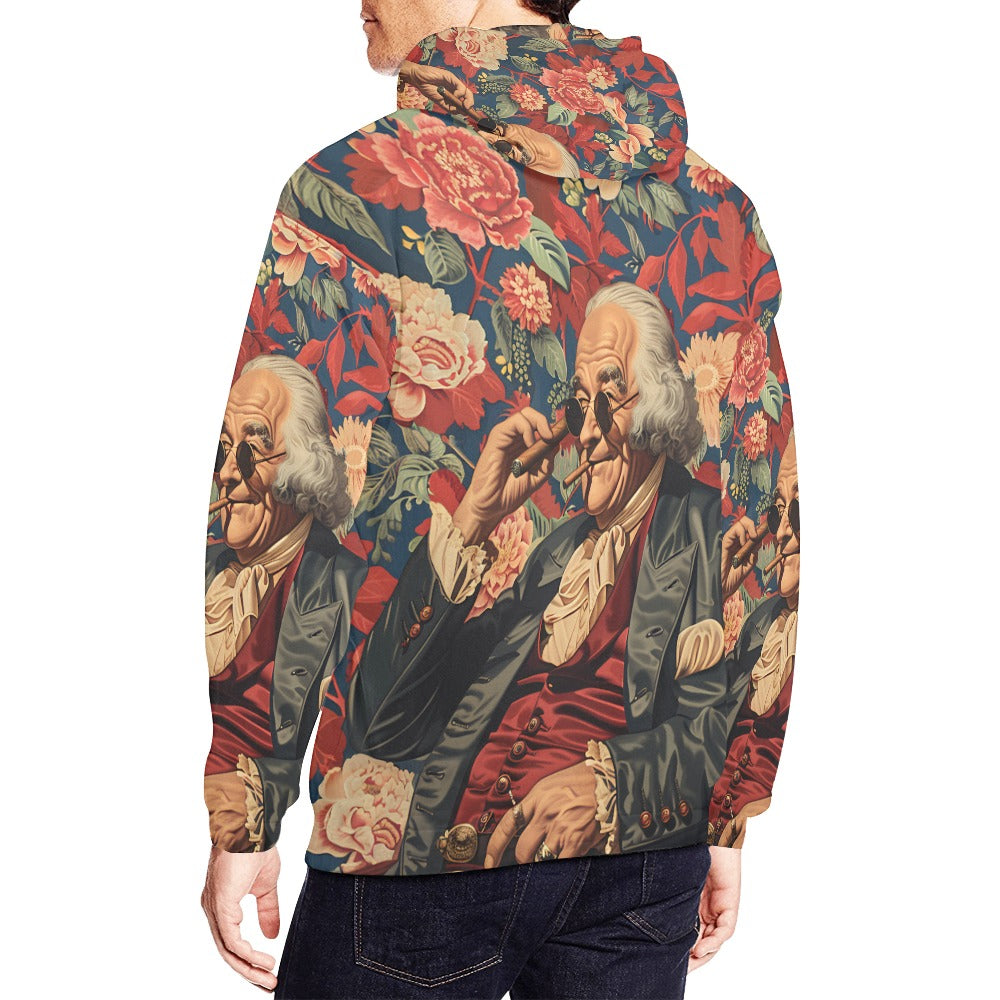 Ben Franklin Freedom Cigar Unisex Hoodie