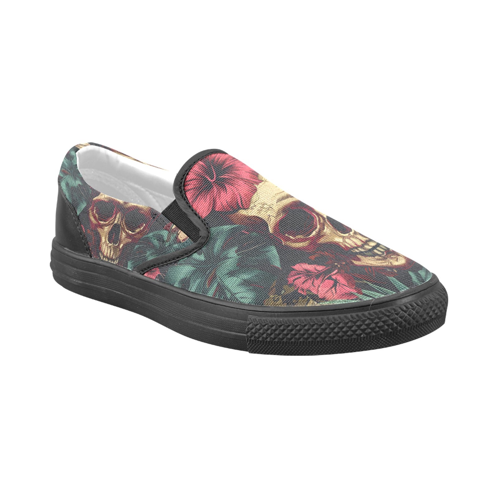 Dia De Los Muertos Slip-on Canvas Men's Shoes