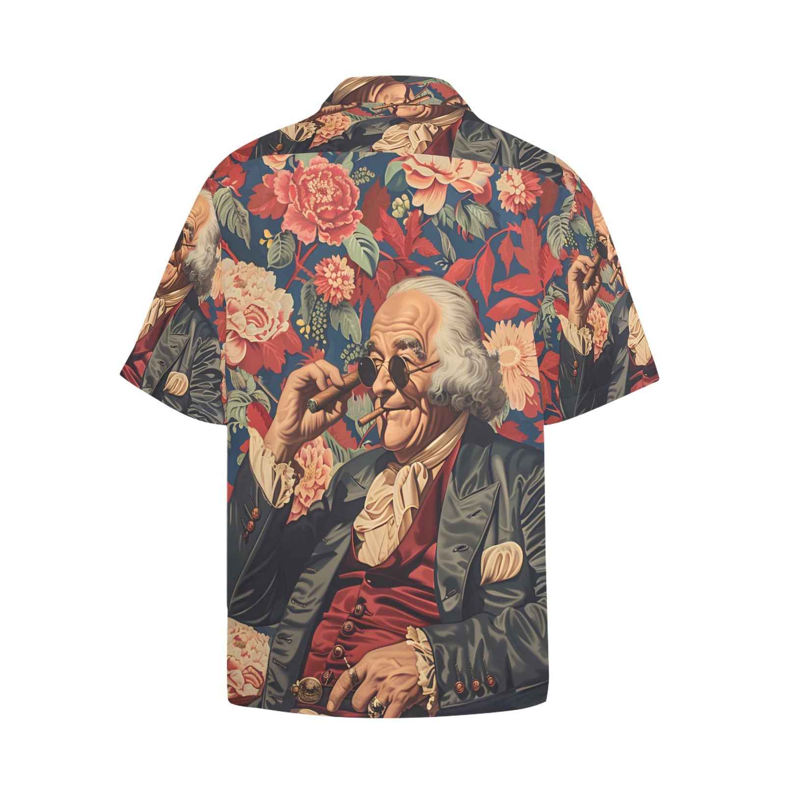 Ben Franklin Freedom Cigar Men's Hawaiian Shirt