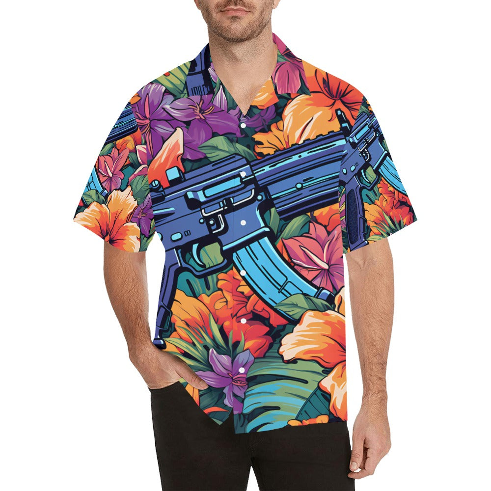 Men's M4 Military Tribute Hawaiian Shirt