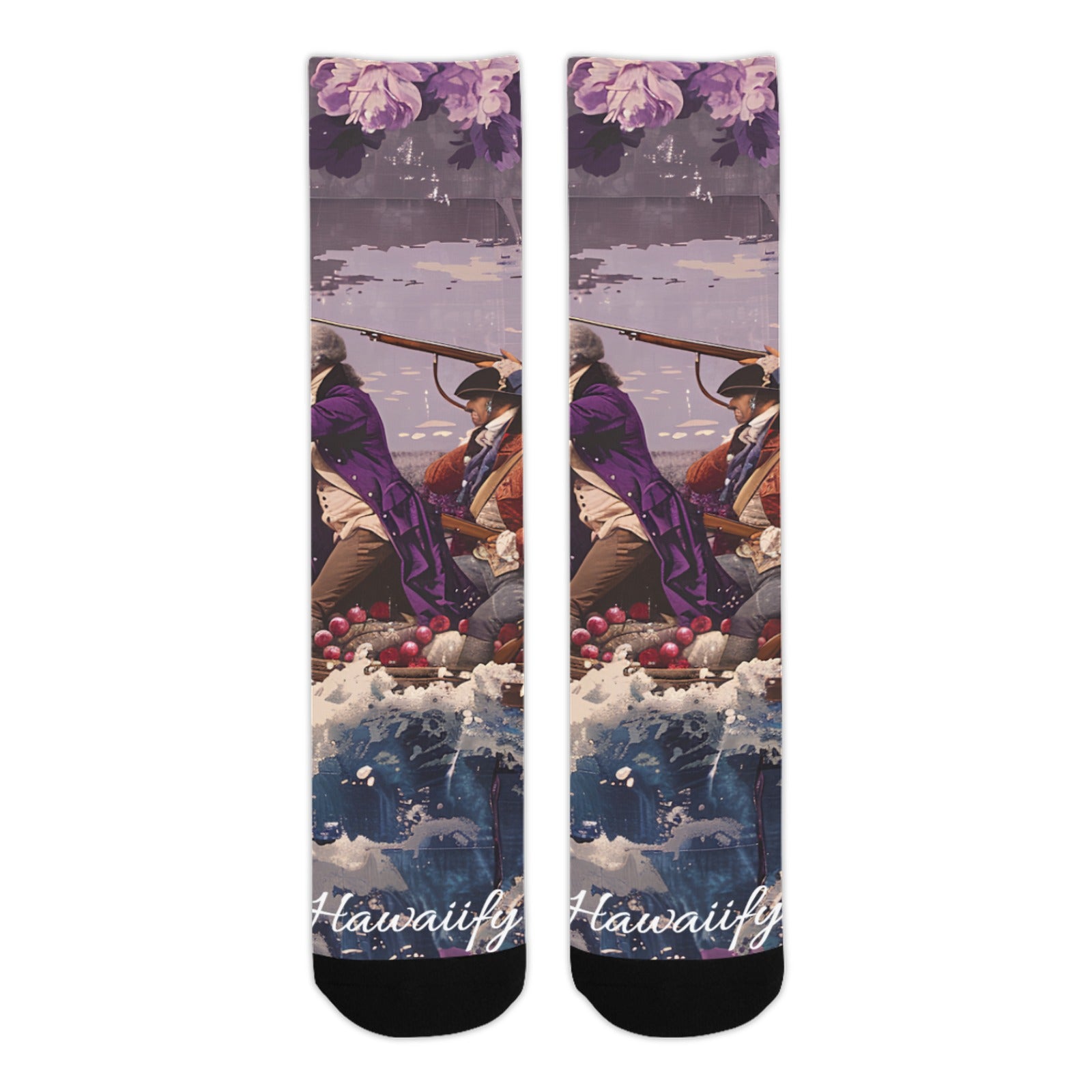 George Washington Delaware Crossing Socks (Made In USA)