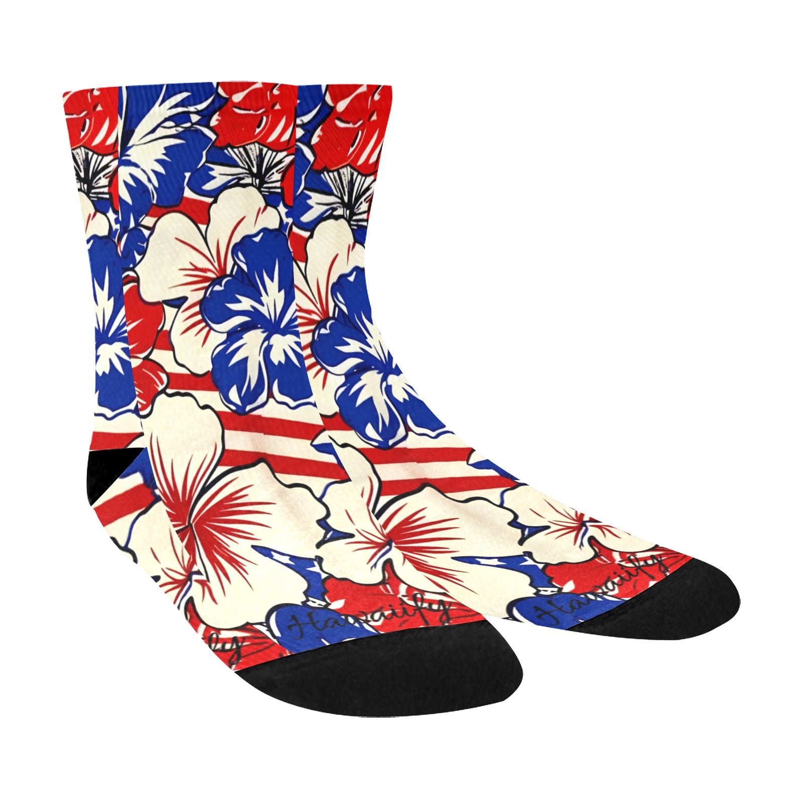 Classic Sublimated Crew Socks - July 4th, Parade Socks