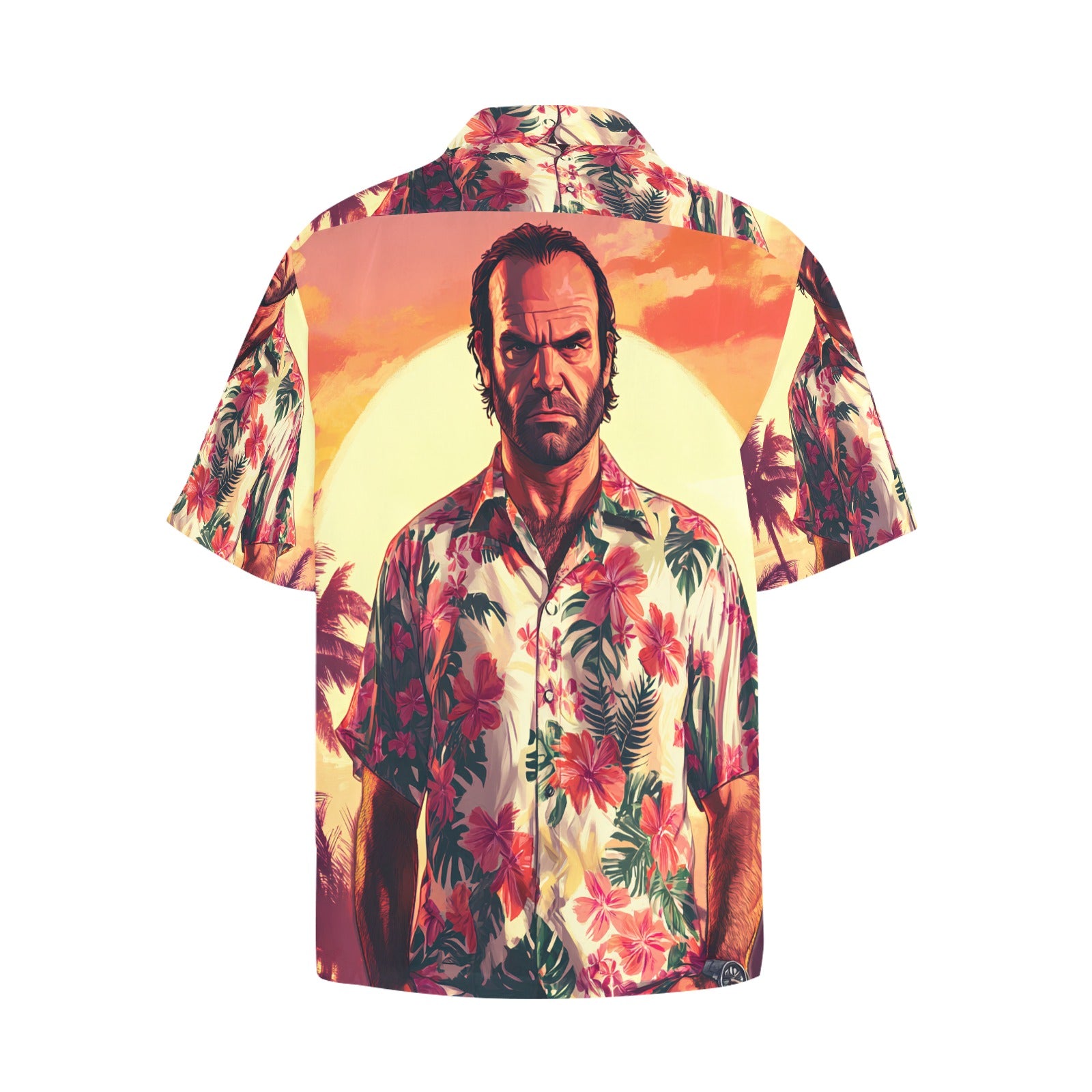 Trevor from GTA 5 Sunset Hawaiian Men's Shirt