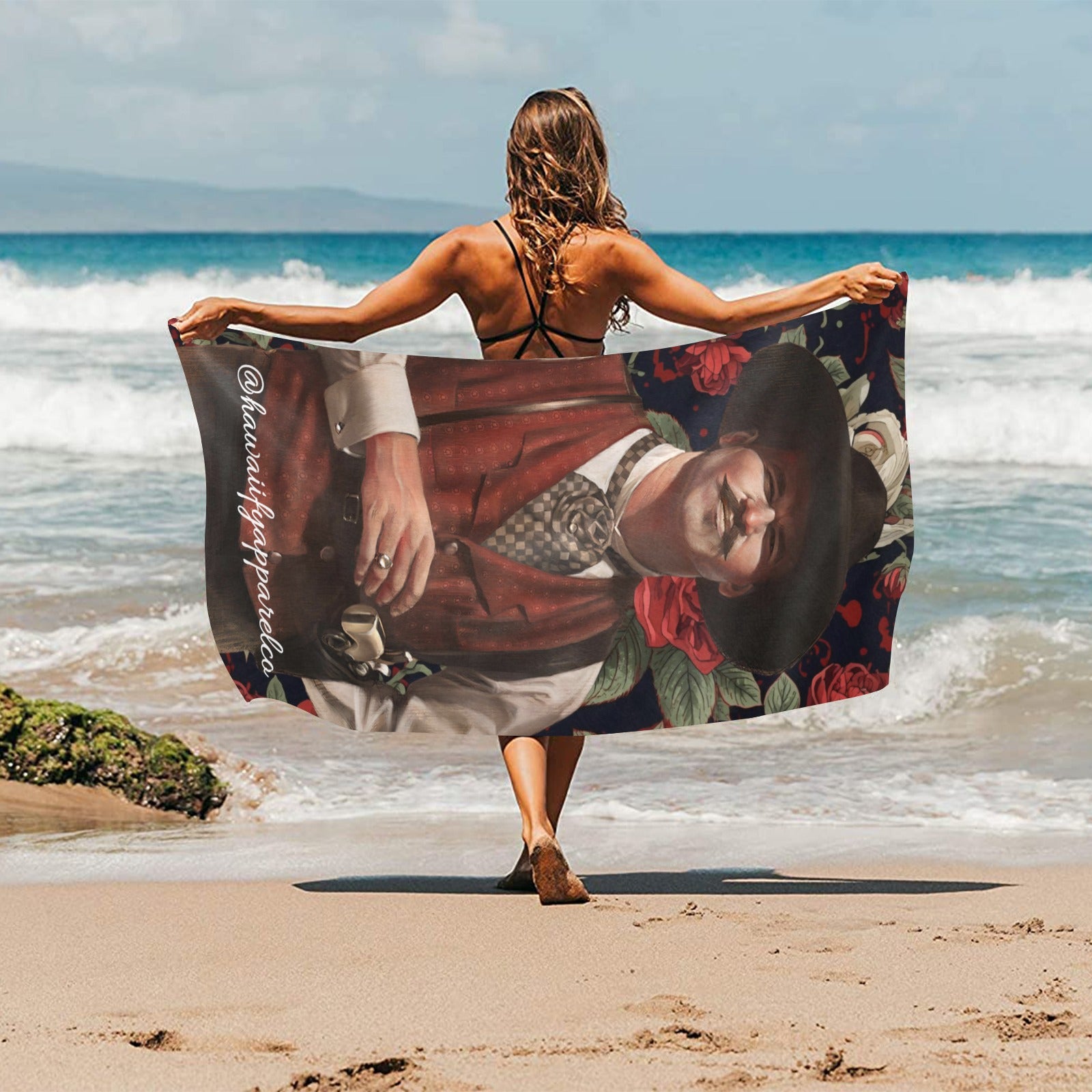 “I’m Your Huckleberry” – Doc Holliday Tombstone Beach Towel | Hawaiify Apparel Co.