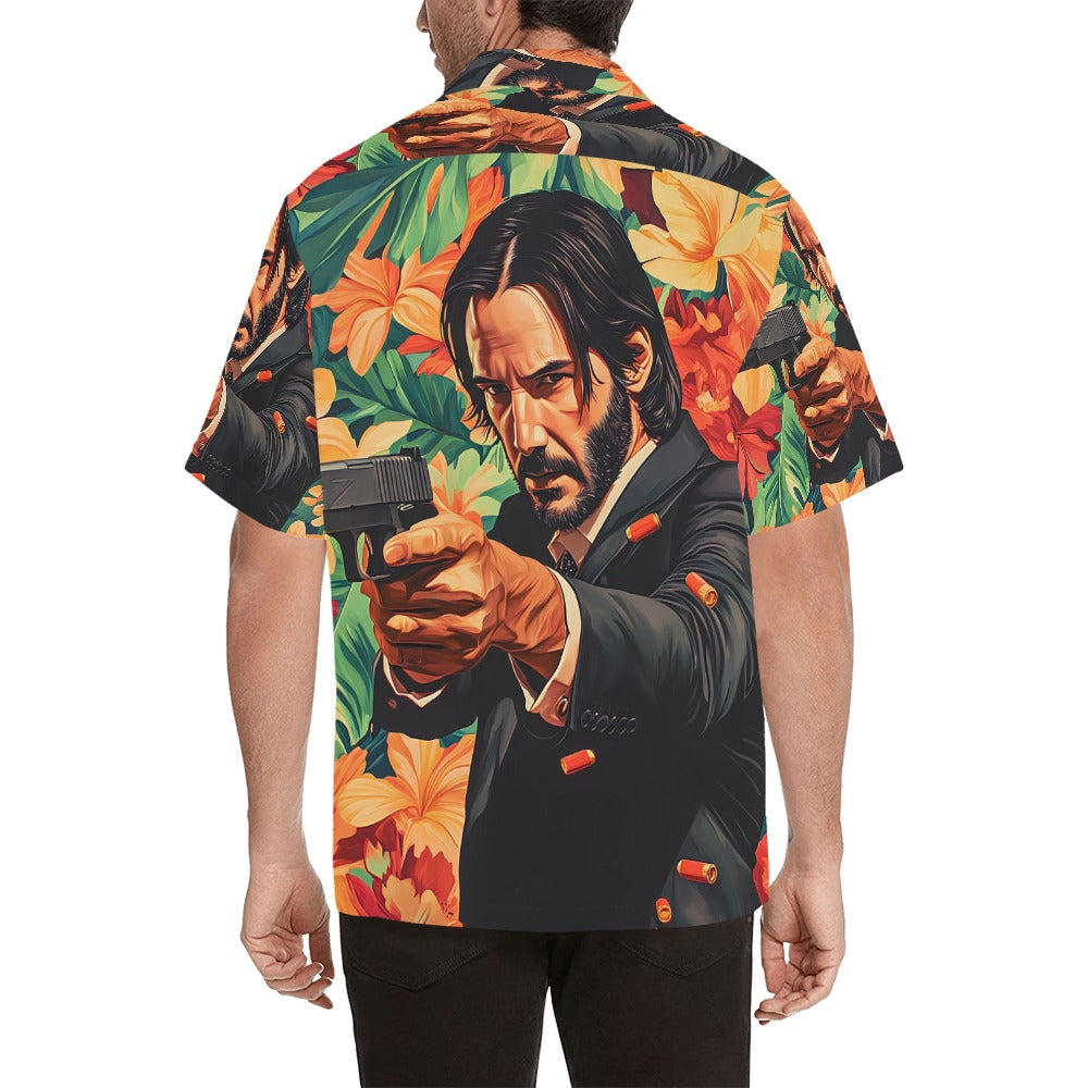 John Wick Men's Hawaiian Floral