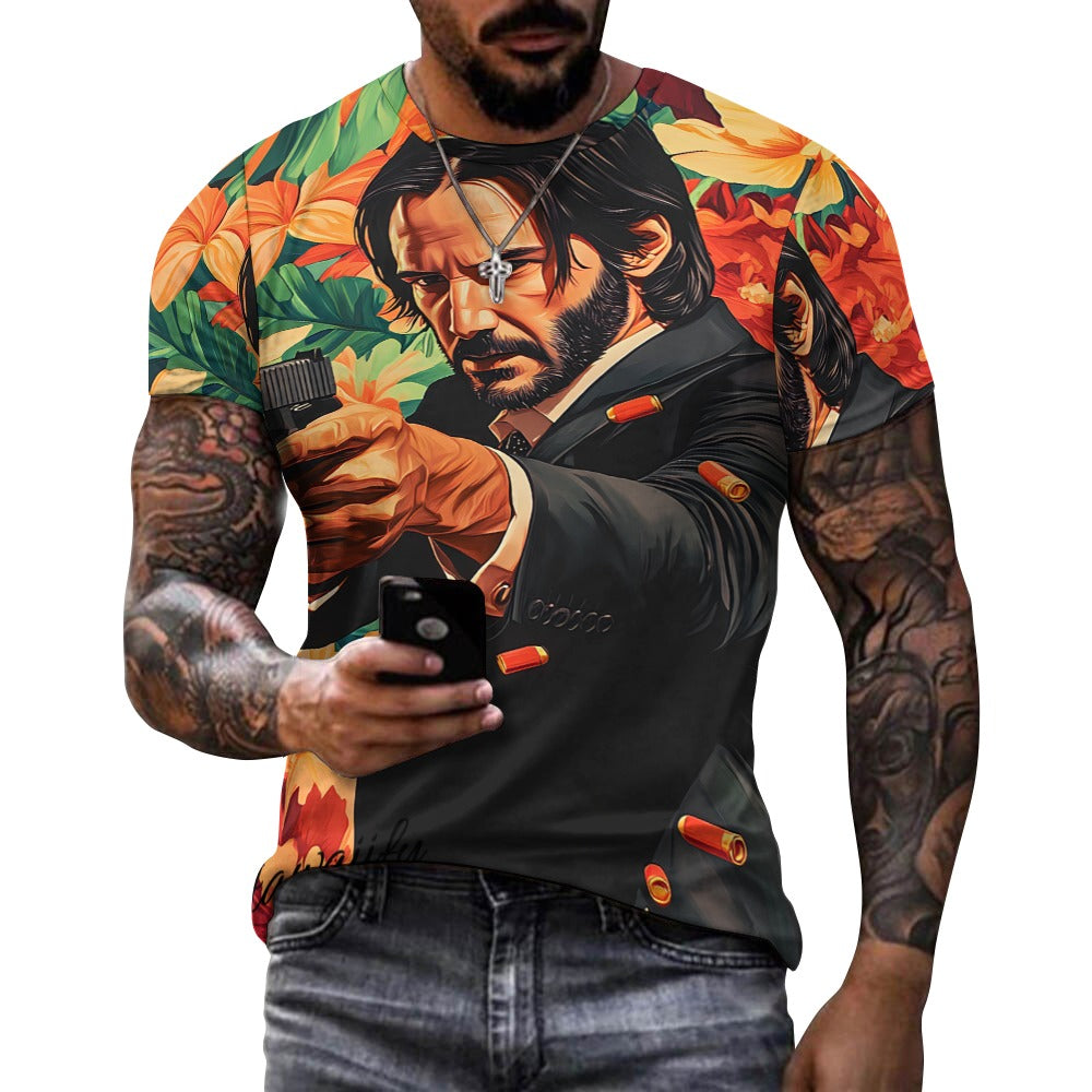 John Wick Floral Unisex T-Shirt