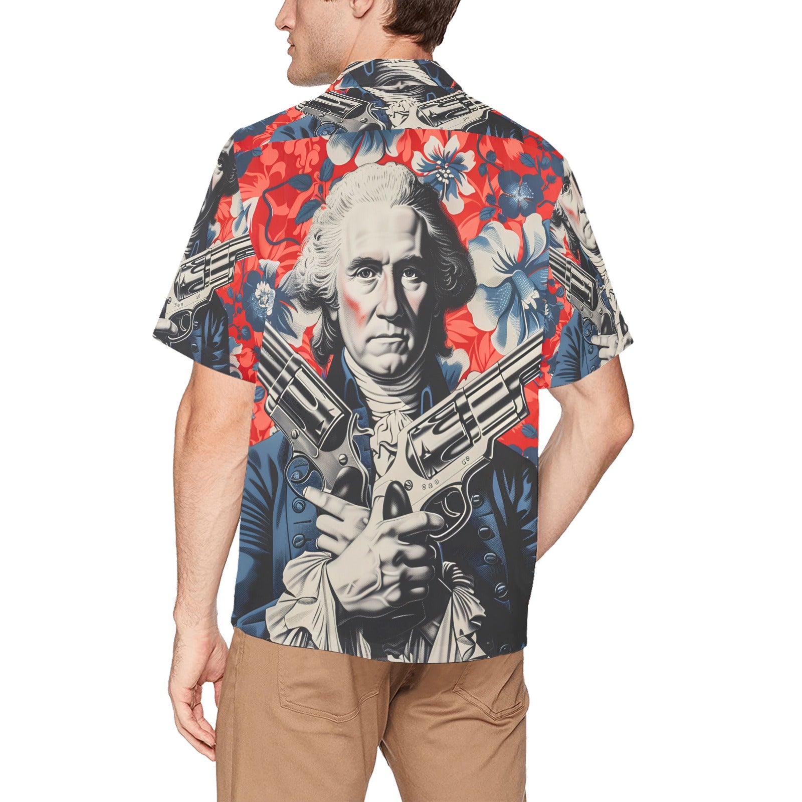 George Washington SLAY Men's Hawaiian Shirt