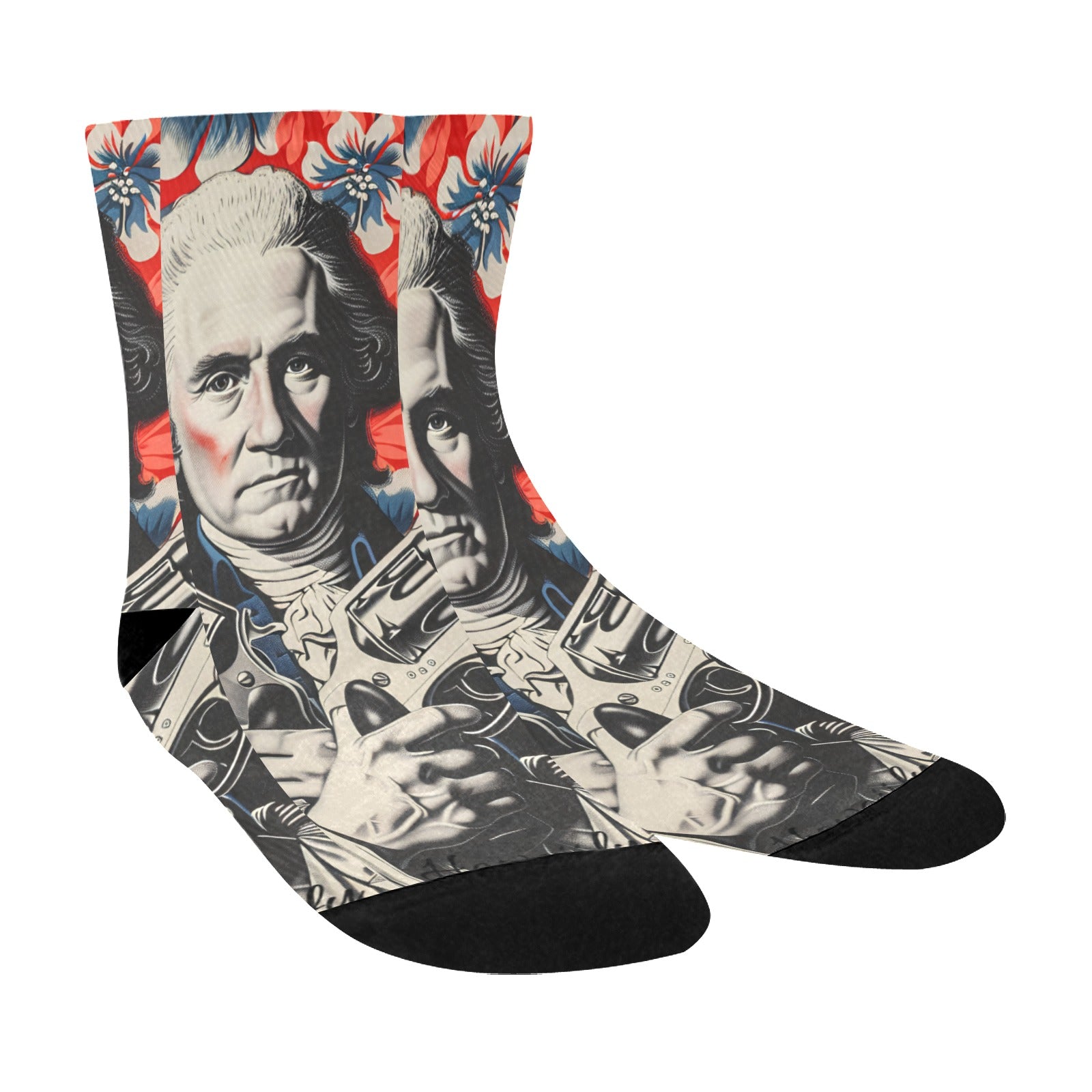 George Washington SLAY Classic Sublimated Crew Socks