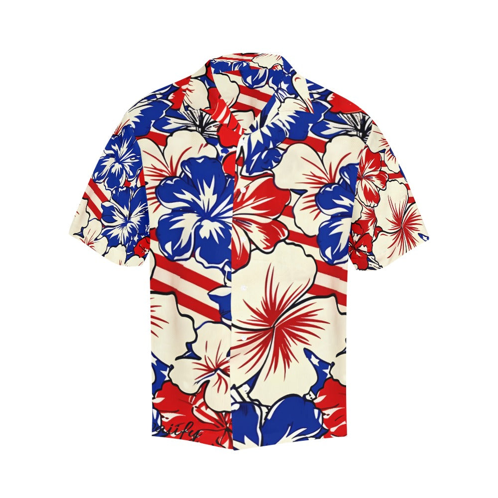 Men's Hawaiian Shirt - July 4th Parade