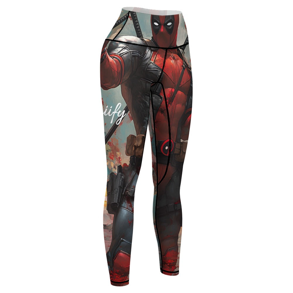 Women's Deadpool Dead Lotus Comfort Sports Yoga Pants