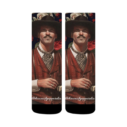 “I’m Your Huckleberry” – Doc Holliday Tombstone Crew Socks | Hawaiify Apparel Co.
