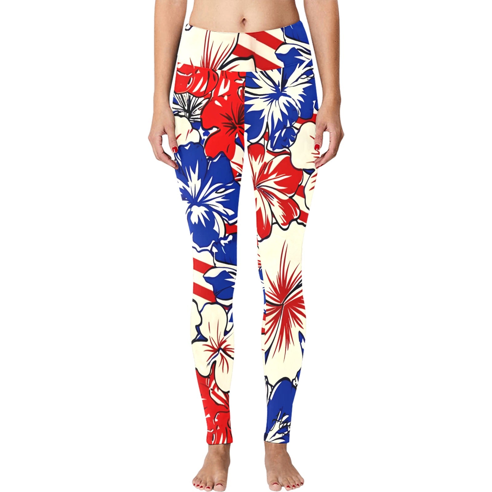 Women's Workout Leggings July 4th Parade Edition