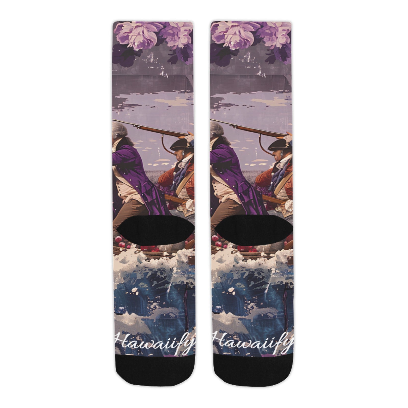 George Washington Delaware Crossing Socks (Made In USA)