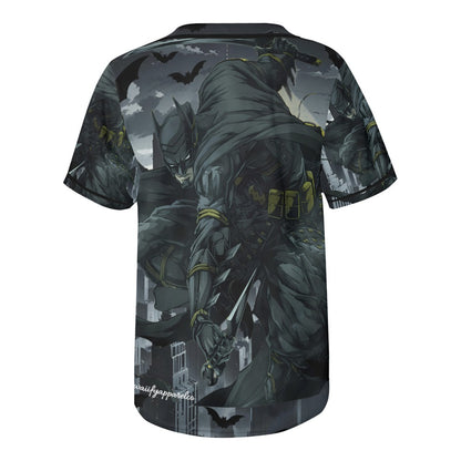Batman Ninja "Out For Blood" Gotham city Baseball Jersey