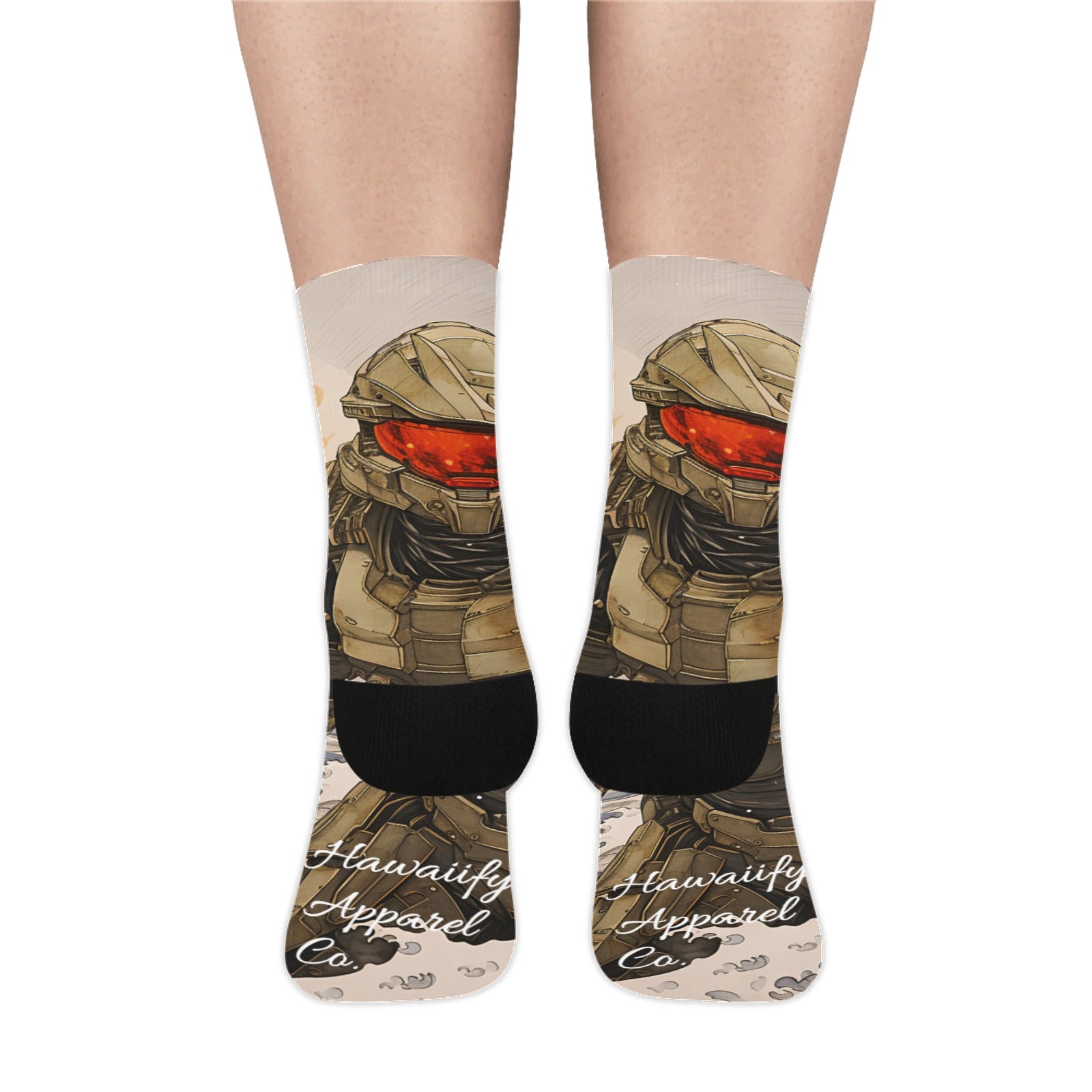 Master Chief Big Kona Wave Men's Custom Socks (Made In USA)